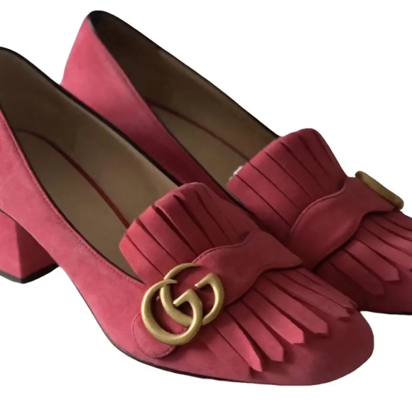 Gucci Marmont loafers hot pink size 39.5 - Picture 9 of 16